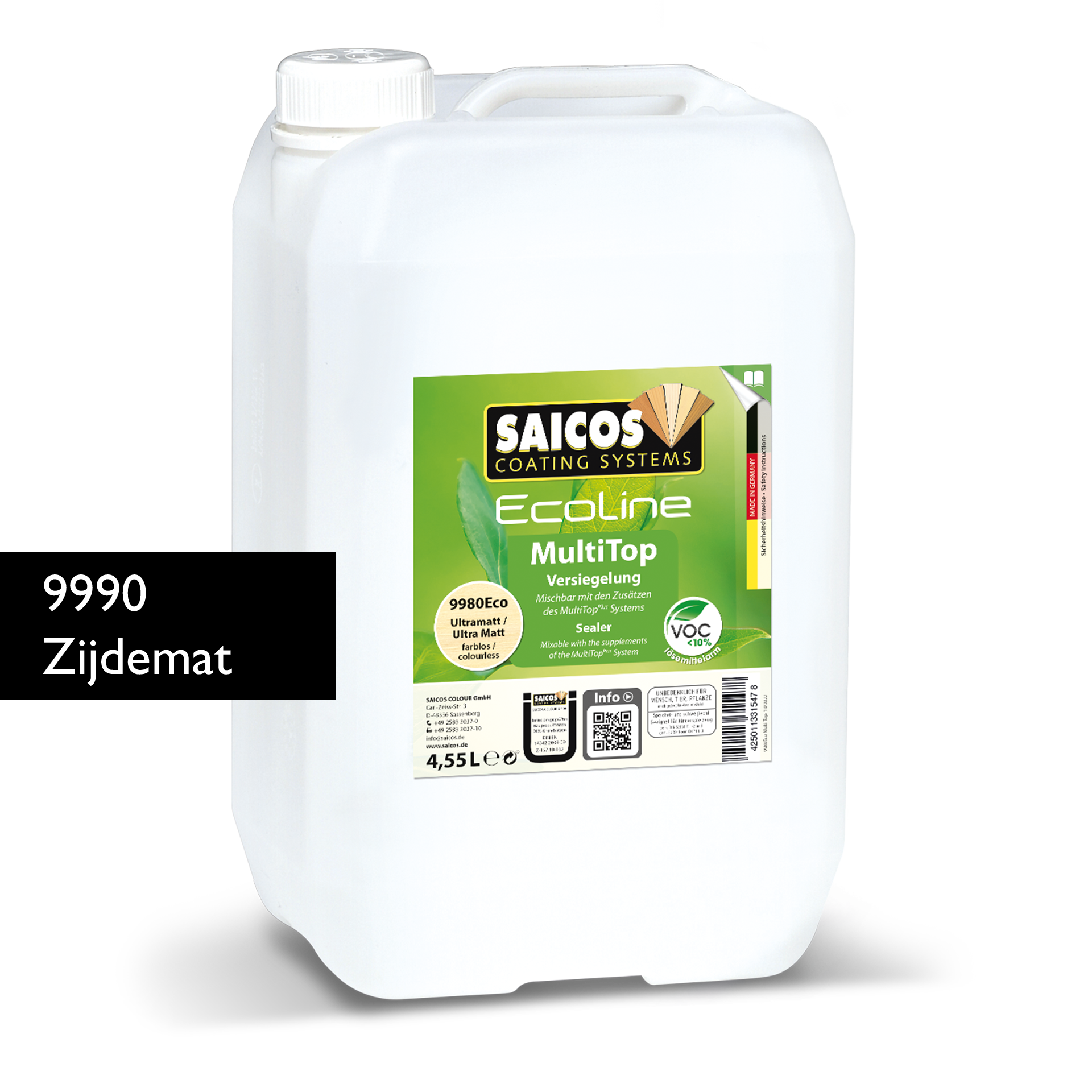 Afbeelding van Saicos Ecoline Multitop Zijdemat (9990Eco) 4,55L