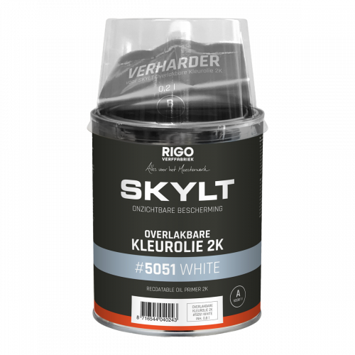 Afbeelding van SKYLT Overlakbare Kleurolie 2K White 1 L #5051